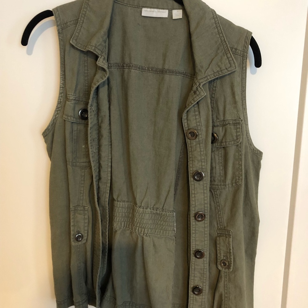 Army green vest